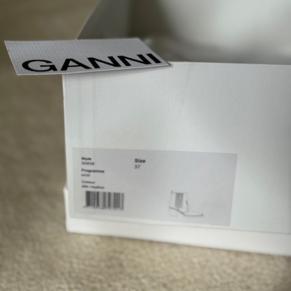 GANNI Callie Western Boots - Blue - Picture 12 of 16